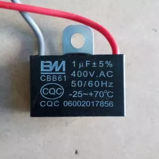 Tụ điện quạt 1μ 400 hiệu BM