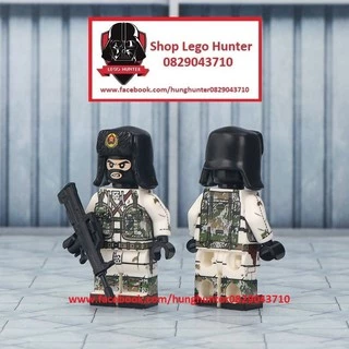 Xếp Hình Army Minifigures Lính đặc nhiệm trang phục tuyết