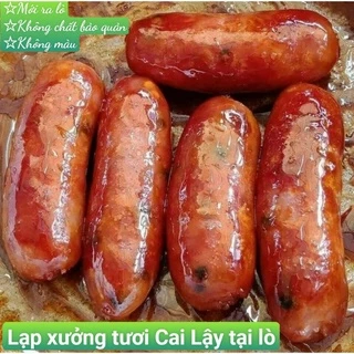 [MỚI RA LÒ] 1KG gồm 2 vị Lạp xưởng tươi Cai Lậy: 500g sa tế, 500g Tt