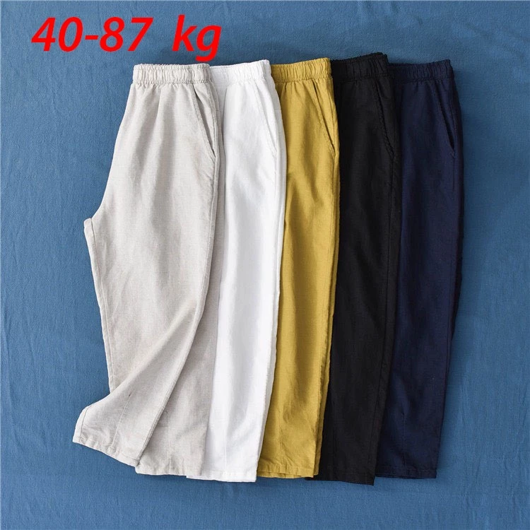 Quần baggy đũi thái bigsize 87 kg _ quần đũi cạp cao lưng chun BGD