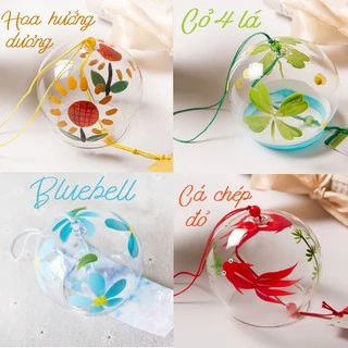 Chuông gió Furin Thủy Tinh Nhật Bản [20 MẪU] Cầu May mắn