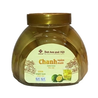 Nước Chanh Ngâm Muối Hồng Lam - Vị Chua Mặn - Hũ 800gr