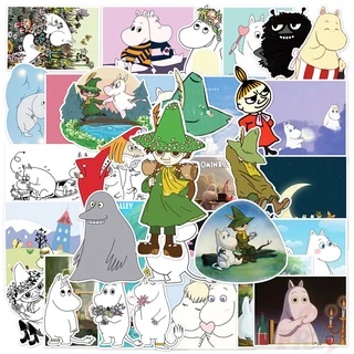 ❉ Moomin Series 01 Stickers ❉ 50Pcs/Set Little My DIY Fashion Waterproof Doodle Decals Stickers