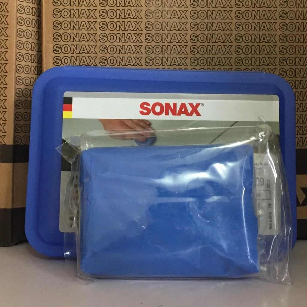 Đất sét tẩy bụi sơn bám trên sơn, kính xe ô tô - SONAX CLAY BLUE 450105