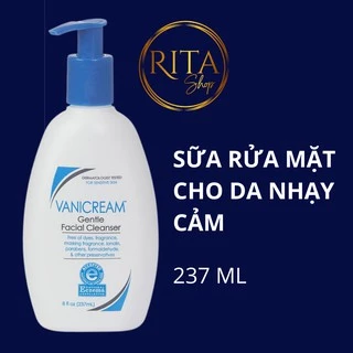 Sữa rửa mặt Vanicream dành cho da nhạy cảm Gentle Facial Cleanser for sensitive skin