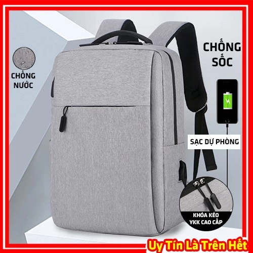 Balo laptop, balo đựng laptop đi học đi làm15.6 inch chống sốc nhiều ngăn, chống nước cao cấp