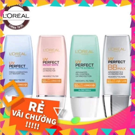 Kem Chống Nắng Kiềm Dầu L'Oreal Uv Perfect Matte Advanced Oil Control Sunscreen