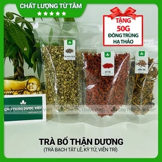 Trà Bổ Thận Dương ( Gồm 200g Trà Bạch Tật Lê; 100g Kỳ Tử Hữu Cơ; 50g Viễn Chí Sao Thơm)