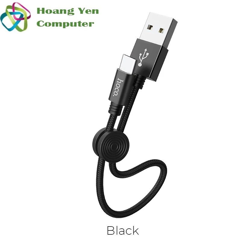 Cáp Sạc TYPE C Hoco X35 Dài 25CM Dây Dù Cho Android - BH 6 Tháng 1 đổi 1 (MÀU SẮC NGẪU NHIÊN) - Hoàng Yến Computer