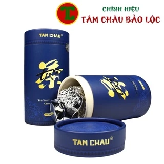 Trà Xanh Móc Câu Lon Giấy Tâm Châu 100G - Quà Biếu Sang Trọng