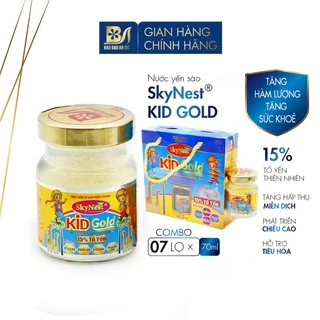 [MUA 6 TẶNG 1] Nước Yến Sào Cho Trẻ Em SkyNest Kid Gold 15% Tổ Yến -  Combo 6+1