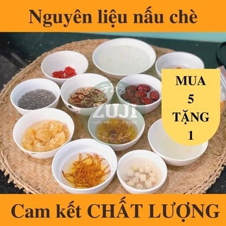 ✅ [Ảnh thật 100%] Sỉ Nguyên Liệu Nấu Chè Dưỡng Nhan Tự Chọn 13 Nguyên Liệu Chính Khối Lượng 10g