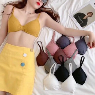 ÁO BRA GÂN NƠ ĐỆM DÀY KHÔNG GỌNG MS 308