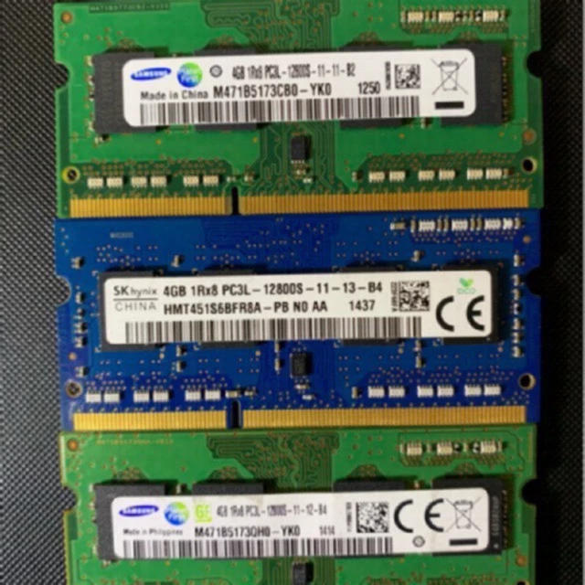 Ram Laptop DDR3L (PC3L) 8GB, 4GB Bus 1600 (Sam/Hynix/Kingston Bảo hành 36 Tháng)