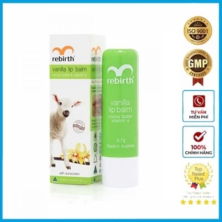 Son Dưỡng Nhau Thai Cừu Rebirth Lanolin Lip Balm 3.7g – Màu Xanh