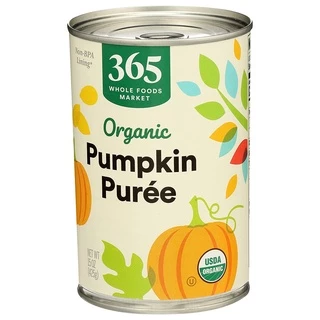 BÍ ĐỎ HỮU CƠ NGHIỀN 365 by Whole Foods Market, Pumpkin Puree Organic, 425g