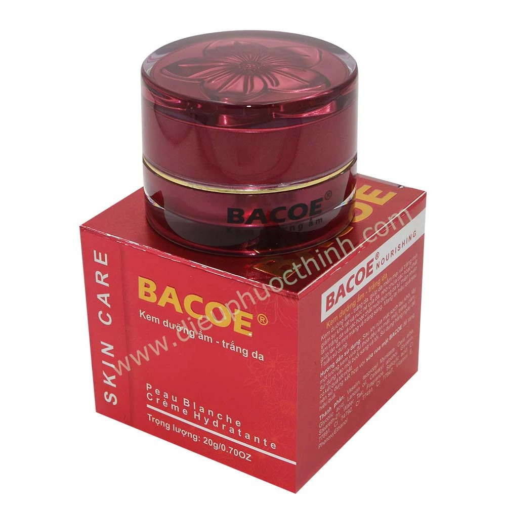 BACOE kem dưỡng ẩm trắng da 20g