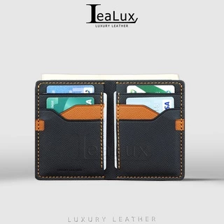 Ví Nam Dáng Đứng Da Epsom May Thủ Công Luxury_LEALUX Epsom Wallet 3