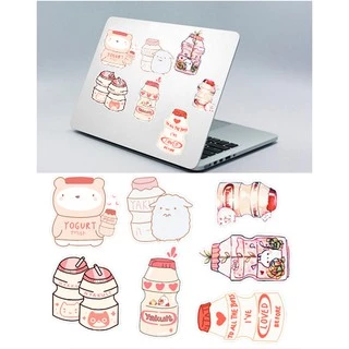 Sticker yakult A3 S30T25 chống thấm nước decal sticker dán laptop mũ bảo hiểm vali