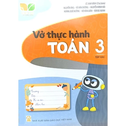 Sách - Vở thực hành Toán lớp 3 tập 2 (Kết nối tri thức với cuộc sống)