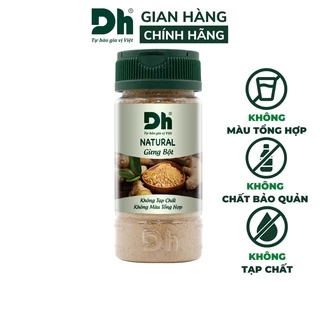 Bột gừng nguyên chất Natural Dh Foods gia vị nhà bếp chế biến món ăn lọ 30gr