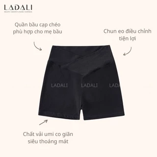 Quần Bầu Cạp Chéo Ladali Chất Umi Thoáng Mát Có Đủ 3 Chiều Dài Sooc Đùi Legging Lỡ Baggy Dài (Hàng Thiết Kế)