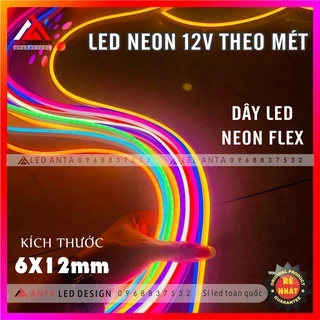 1 mét đèn LED neon 12v uốn chữ quảng cáo, trang trí