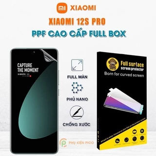 Dán màn hình Xiaomi 12S Pro / Xiaomi 13 Pro full màn hình dẻo trong suốt PPF Moxiao Xing- Dán Màn hình Xiaomi Mi 12S Pro