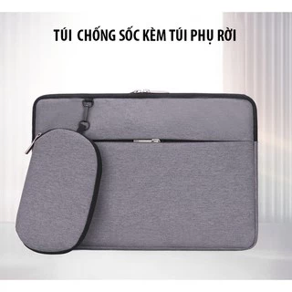 Túi chống sốc Laptop kèm túi phụ rời đựng chuột cao cấp