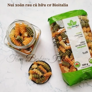 Nui xoắn rau củ hữu cơ Bioitalia 500g