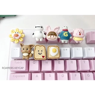 Keycap NEW !!! Nhân vật hoạt hình dễ thương PBT