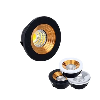 Đèn LED chiếu sáng tủ Mini 110V 220V Downlight 35mm Cắt lỗ trần Đèn âm trần để trưng bày tủ trang sức