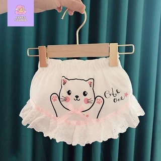 Quần Lót Ngắn Chất Liệu Cotton Mềm Mại Thoáng Khí Cho Bé Gái