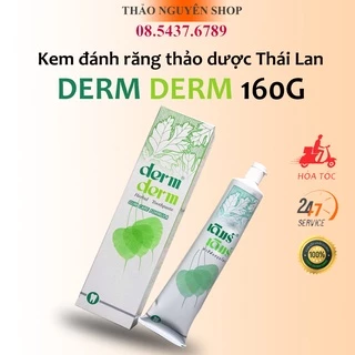 Kem đánh răng thảo dược Derm Derm Thái Lan 160g