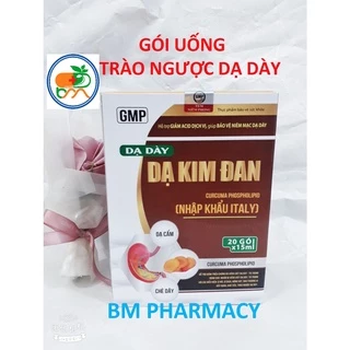 GEL uống dạ dày DẠ KIM ĐAN, giảm trào ngược dạ dày thực quản, giảm ợ hơi, ợ chua, đầy bụng, khó tiêu; giảm đau thượng vị