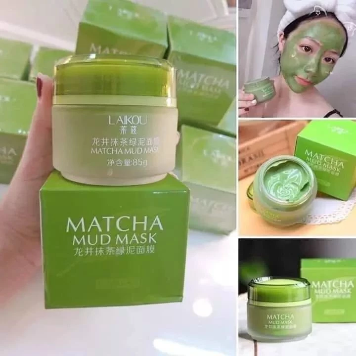 Mặt nạ trà xanh matcha mud mask ( dạng hũ)