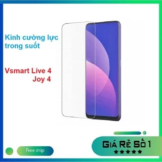 Kính cường lực thường trong suốt không full màn hình Vsmart Joy 4/ Live 4