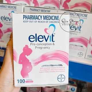 Elevit Bầu Úc Vitamin Tổng Hợp - 100v - mẫu mới nhất