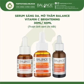 Serum sáng da, mờ thâm Balance Vitamin C Brightening 30ml [NHẬP KHẨU CHÍNH HÃNG 100%]