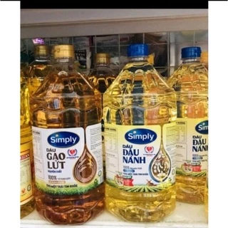 Dầu Gạo Lứt/ Đậu nành Simly chai 2l