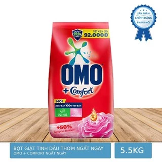 Bột giặt OMO Comfort Tinh Dầu Thơm Ngất Ngây 5.5kg