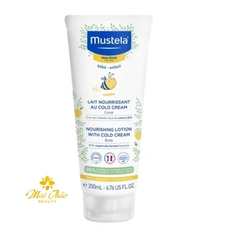 Mustela Kem Dưỡng Da Cho Trẻ Sơ Sinh & Em Bé Da Khô Mustela Nourishing Lotion with Cold Cream 200ml