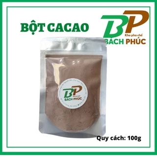 BỘT CACAO 100G - NGUYÊN LIỆU TRÀ SỮA - KHO PHA CHẾ ĐÀ NẴNG - Bách Hóa Bách Phúc Đà Nẵng