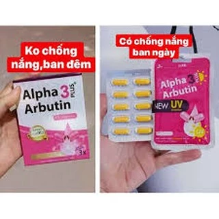 Vỉ 10 Viên Kích Trắng Alpha Arbutin 3 Plus Thailan