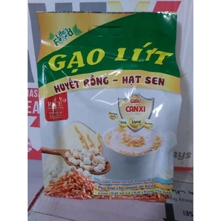 Bột ngũ cốc gạo Lứt huyết rồng hạt sen uống liền - bịch 400g (16gói x 25g) - Phù hợp cho người ăn kiêng