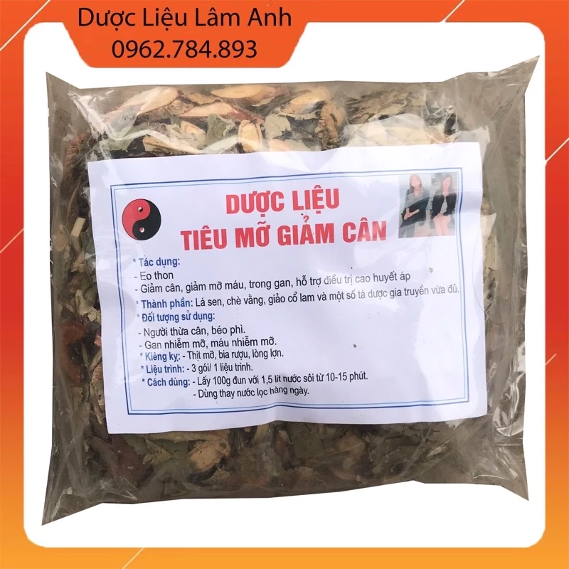 1kg dược liệu tiêu mỡ, giảm cân