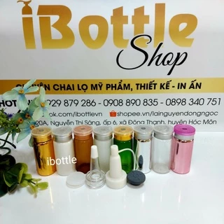 Chai lọ sang chiết mỹ phẩm - Lọ đựng tinh chất nhiều màu 10ml( dùng kìm)