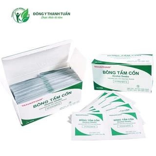 Bông tẩm cồn tiệt trùng ( Alcohol Pads ) hộp 100 miếng