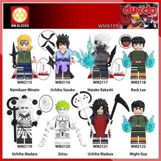 Minifigures các nhân vật Naruto, Zetsu, Madara, Kakashi - Đồ chơi Lắp ghép Xếp hình Mô hình Mini WM WM6109