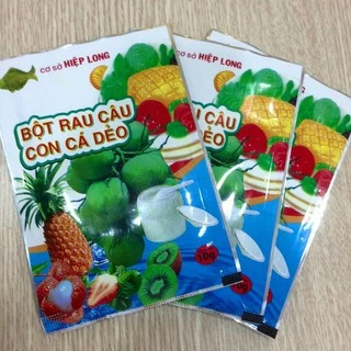 1 gói thạch rau câu con cá dẻo